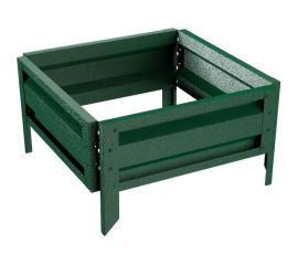 Готовая оцинкованная грядка на дачу Delta-Park GL 0.5x0.5 м, зелёная 30010GL_5050Gr 