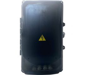 Пластиковый корпус с монтажной панелью KRZMI Solid ЩМПпл-4 прозрачная дверь 494x274x124 IP55 4651117991406 