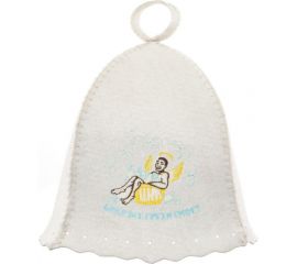 Шапка Банная линия Эко "Баня все грехи смоет" 11-073 