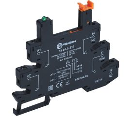 Розетка для реле с винтовыми зажимами Релеон, 8А; /= 230В AC/DC; S1010230 