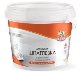 Акриловая шпатлевка для стен и потолков OLECOLOR 1.8 кг 4300000136 