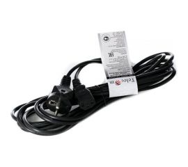 Кабель компьютер-розетка Telecom 220V, 5.0м, европейский стандарт TP021-5.0-BK 