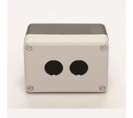 Корпус Emas Пост 2-кнопочный PY пустой, пластик. PY2BOS 