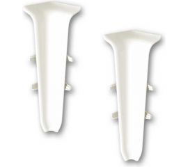 Внутренний угол для плинтуса DECONIKA (85 мм; 033 Кремово-белый; 2 шт.) Д-П85-В-Ф2 033 КРМ БЕЛ 