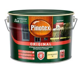Декоративная пропитка Pinotex ORIGINAL (кроющая с добавлением воска; база под колеровку BW; 9 л) 5279190 