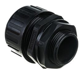 Усиленная вводная муфта Промрукав IP68 для гофрированных труб черная ВМУ-ГТ-25 М25 1шт PR08.3278 