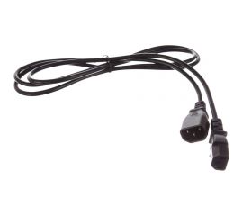 Кабель монитор-компьютер Telecom /UPS-устройство/220V IEC-320-C13/C14, 1,8м TP020-1.8-BK 