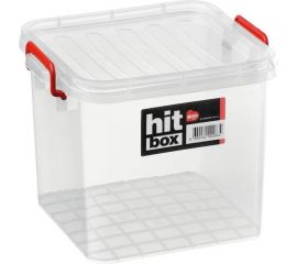 Контейнер BORA прямоугольный 9 л с крышкой на зажимах ПЛАСТИК 1/36 ПЛ-BO282 