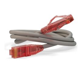 Патч-корд Hyperline PC-LPM-UTP-RJ45-RJ45-C5e-10M-LSZH-GY U/UTP, Cat.5e (100% Fluke Compone 42306 