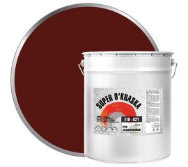 Грунт super maler ГФ-021 красно-коричневый 20кг Лк-00005636 