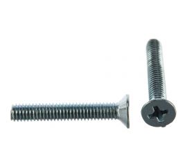 Винт ЗУБР DIN 965, M4 x 25 мм, 15 шт, кл. пр. 4.8, оцинкованный, ЗУБР 303116-04-025 