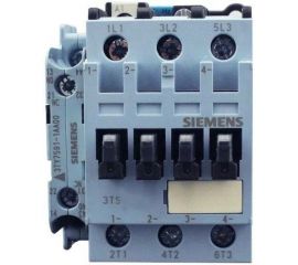 Контактор Siemens ac-3, 5.5квт, 400v / блок-контакты 1но ac 220v 50/60 hz, 3TS3110-0AN2 