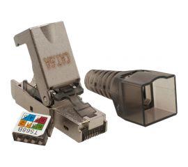 Коннектор SUPRLAN 8P8C STP Cat.6A (RJ-45) безынструментальный 10-0240 