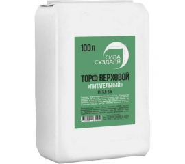 Верховой питательный торф Сила Суздаля 100 л 4680004062295 
