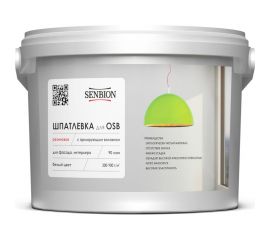 Резиновая шпатлевка с армирующим волокном для OSB SENBION 7 кг S-Шп-15226/7 