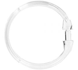 Кольца для шторок Vidage прозрачные с клипсами, 12 шт 1327023 