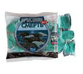 Приманка ЛЕТО №1 Крысиная смерть, мягкие брикеты пак, 200г 9051 