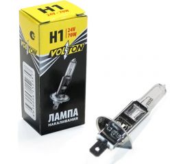 Лампа VOLTON галогенная, H1, 24 В, 70 Вт VLT1304 