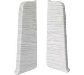 Заглушка для плинтуса Волшебная палочка Home ПВХ, 70 мм, в упаковке пара, 2 шт., 7007 УТ000075214 