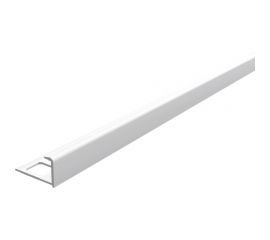 Профиль для плитки наружный DECONIKA 12 мм 2.5 м 001-G Белый глянец Д-Пл12-Н 001-G БЕЛ Г 