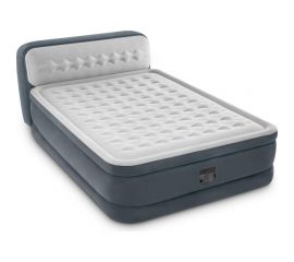 Надувная кровать Intex Ultra Plush Headboard 152х236х86см со спинкой, встроенный насос 220В, до 272кг 64448 