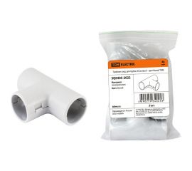 Тройник TDM соединение для трубы 20 мм 5шт - цвет белый SQ0405-2022 