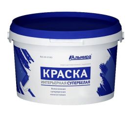 Краска Альмира супербелая, интерьерная, 40 кг БП-00000471 