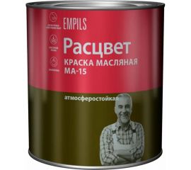 Масляная краска Расцвет черная, 2.7 кг 5868 