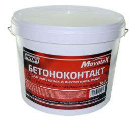 Бетонконтакт для наружных и внутренних работ Movatex PROFI 15 кг Т02284 