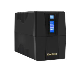 Источник бесперебойного питания ExeGate Power Smart ULB-1000.LCD.AVR.4C13 1000VA 4C13, Black 292789 