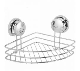 Полка для ванной Аквалиния угловая, на больших присосках W6753-2 