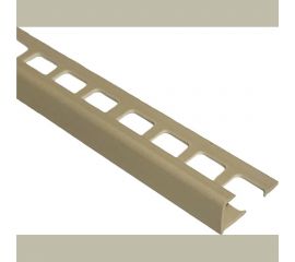 Профиль для плитки наружный DECONIKA 10 мм 2.5 м 008-G Слоновая кость глянец Д-Пл10-Н 008-G СЛК Г 