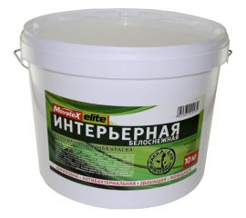 Водоэмульсионная краска Movatex Elite интерьерная, 10 кг Т11897 