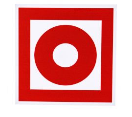 Табличка Контур Лайн 130x130 Тревожная кнопка 12MF0170 