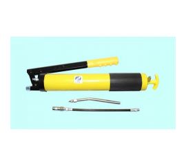 Рычажно-плунжерный шприц CNIC LD-837P-2709 400 куб.см, 14oz, с металлической трубкой, шлангом и насадкой 38702 