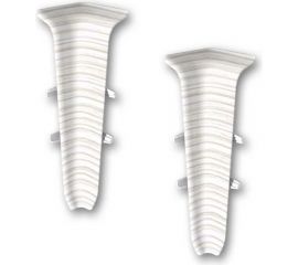 Угол внутренний для плинтуса DECONIKA (55 мм; 255 Ясень бьянко; 2 шт.) Д-П55-В-Ф2 255 ЯСН БНК 