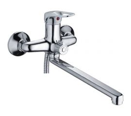 Смеситель для ванны LEDEME картридж 35 мм, дивертор в корпусе, силумин, L2237-B 65792 