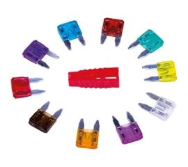 Набор флажковых предохранителей для автомобиля REXANT мини 10 шт. 5-30А 80-7021 