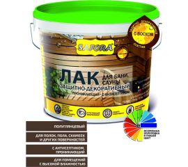 Лак SAFORA для бань и саун 2 л 018 