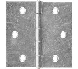 Прямая петля VORMANN 60х60х1,4 мм, оцинкованная, латунный штифт 00503 060 Z 