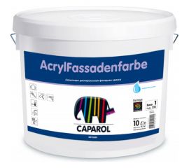 Краска CAPAROL ACRYL FASSADENFARBE BAS 1 фасадная, водоразбавляемая, матовая 10л 948103262 