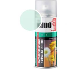 Декоративное покрытие для стекла KUDO "Эффект инея" зелёный KU-9033 