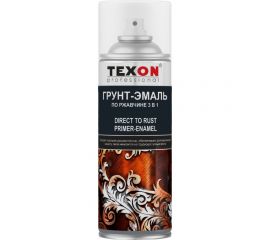 Грунт-эмаль по ржавчине Texon (RAL 9003 белый; аэрозоль; 520 мл) ТХ185108 