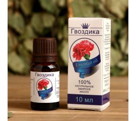 Эфирное масло СИМАЛЕНД Гвоздика флакон-капельница, репеллент, 10 мл, дезинфицирующее 1857678 