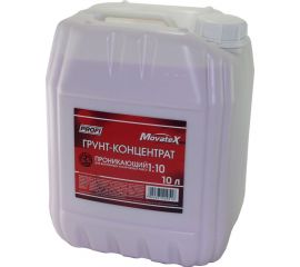 Грунт-концентрат для наружных и внутренних работ Movatex PROFI 1:10, 10 л Т32043 