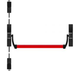 Нажимная ручка-штанга Fuaro 1700С с тягами в комплекте, для двухстворчатых дверей 41411 