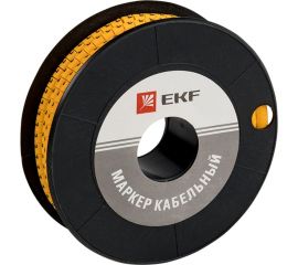 Кабельный маркер EKF PROxima 6,0 мм2, L, 350 штук, ЕС-3 plc-KM-6-L 