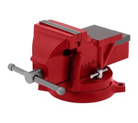 Слесарные тиски MATRIX 100 мм, поворотные, с наковальней 18600 