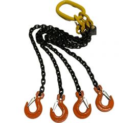 Цепной четырехветвевой строп ТРАСТ 4СЦ 6,7 т, 1500 мм, 8 класс 4687201915577 