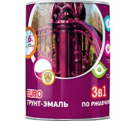 Грунт-эмаль по ржавчине OLECOLOR серый, 4 кг 4300005950 